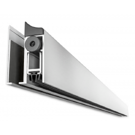 Side Mounted Glass Door Drop Down Seal - 1030mm - SS Finish