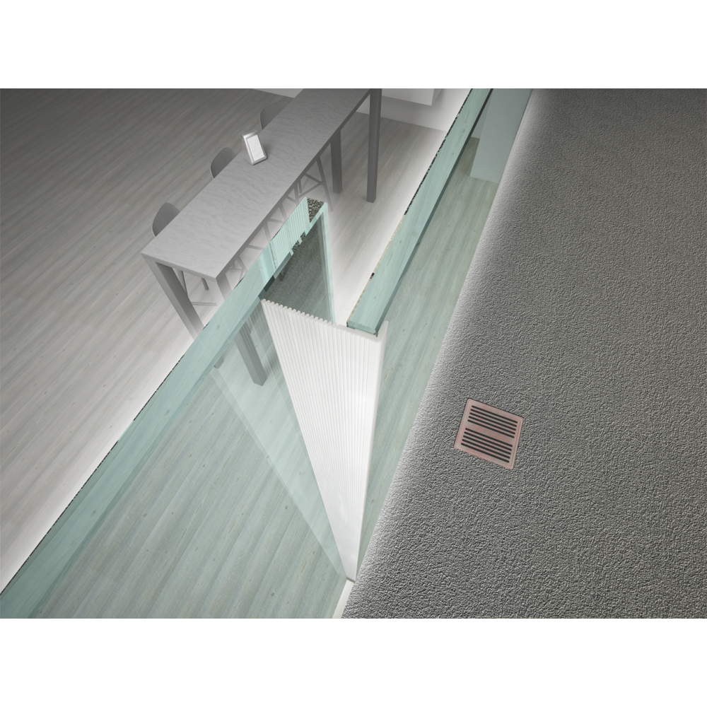 Glass Lip Slide - Self Adhesive Door Seal For Sliding Doors