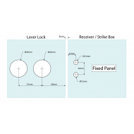 Lever Lock - Lockable - Matt Black