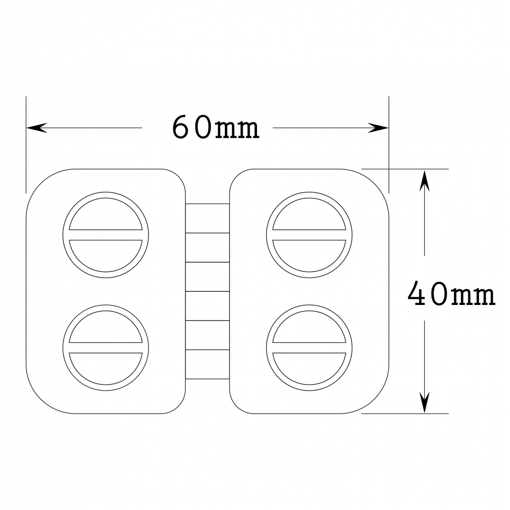 Glass To Glass Non Drill Hinges Chromeplated