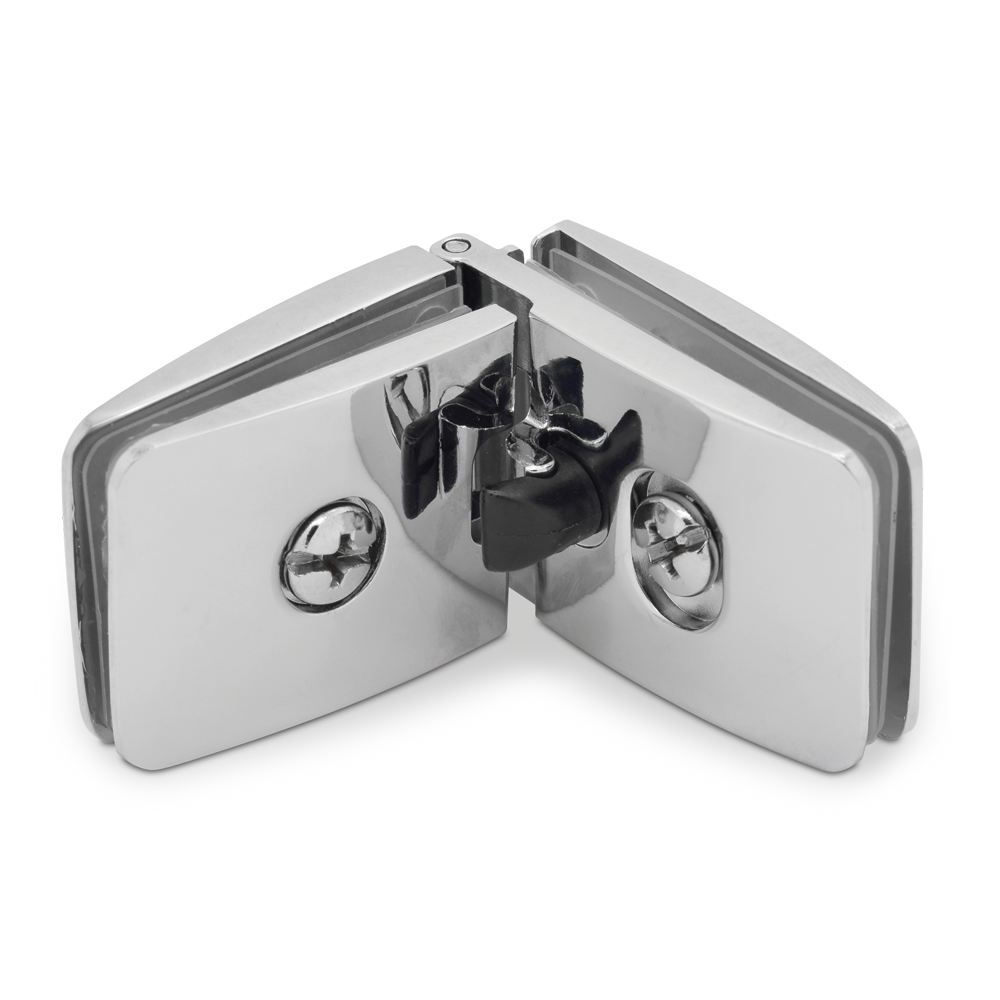 Universal Glass Cabinet Hinge For 4 - 6.76mm Thick Glass