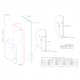 Universal Glass Cabinet Hinge For 4 - 6.76mm Thick Glass