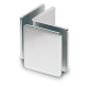 90 Degree Glass-To-Glass Shower Fixing - Polished Chrome