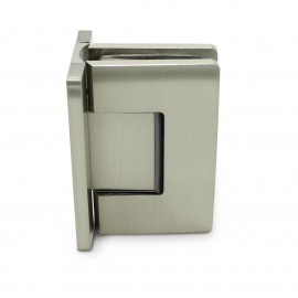 Amazon Range Wall To Glass Shower Hinge - Brushed Nickel