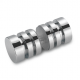30mm x 30mm Shower Door Knob - Satin Chrome