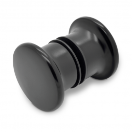 38mm x 20mm Shower Door Knob - Black