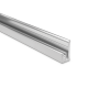 Shower Door Seal Holder Profile - Polished Aluminium