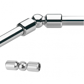 Reinforcement Bar Universal Joint - Polished Chrome