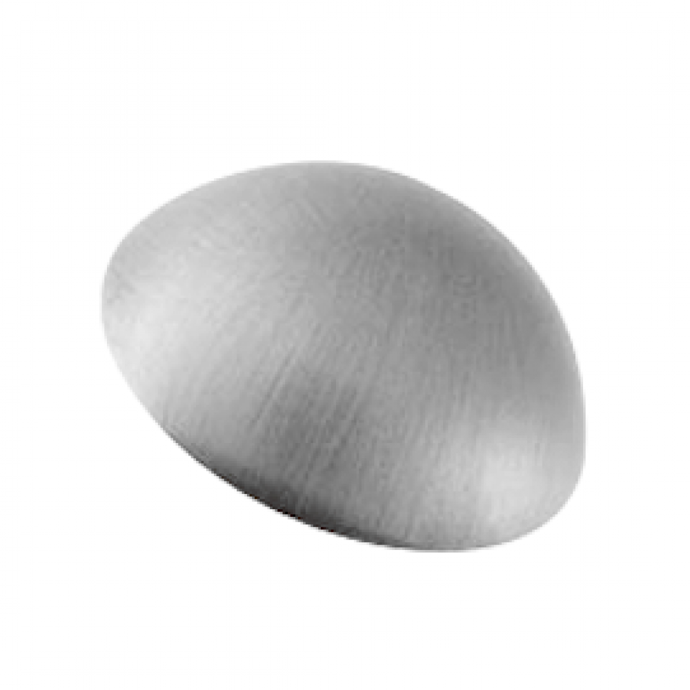 12mm - Dome Coverheads Satin Chrome
