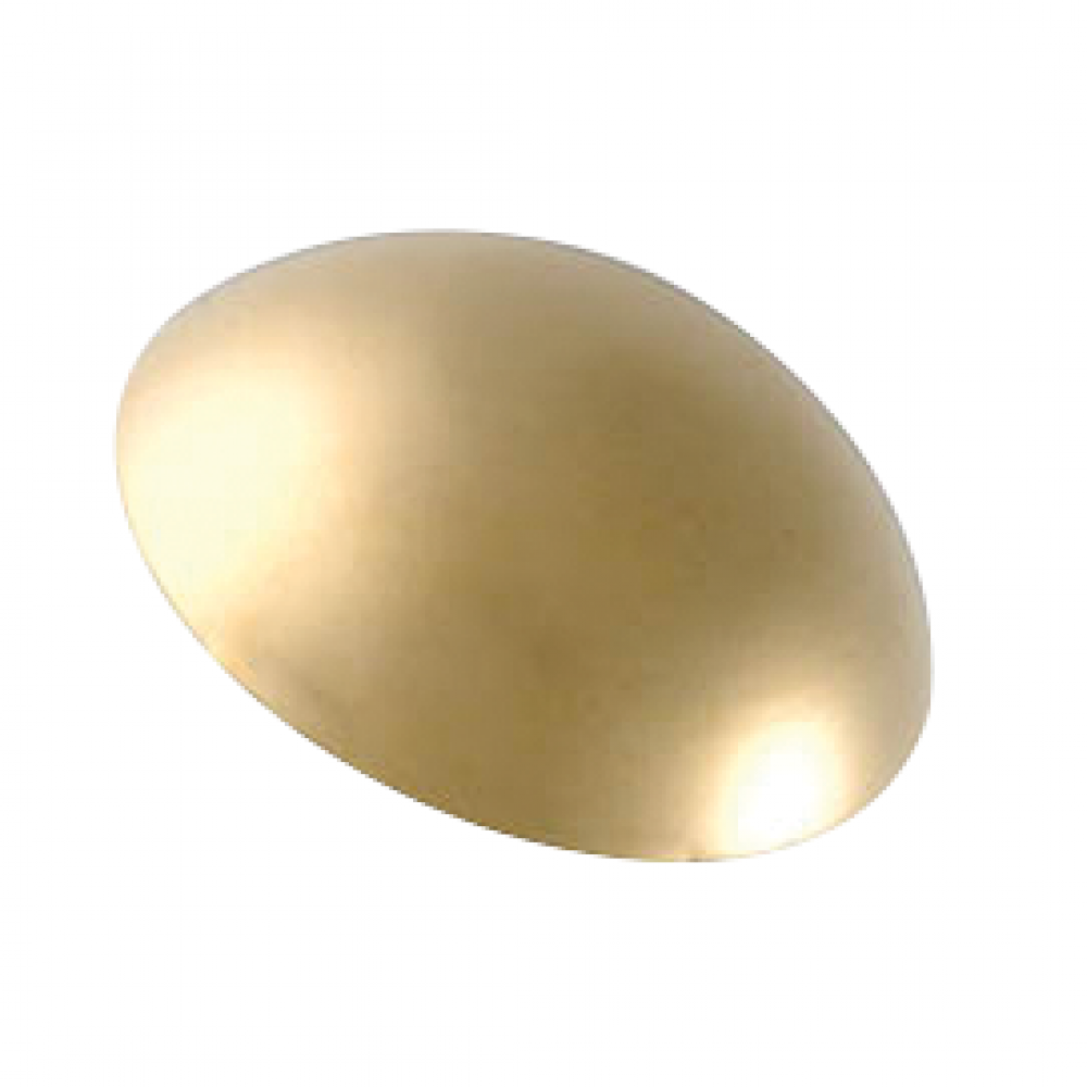16mm - Dome Coverheads Polished Brass