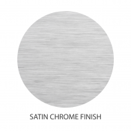 Reinforcement Bar 3 Way Connector - Satin Chrome