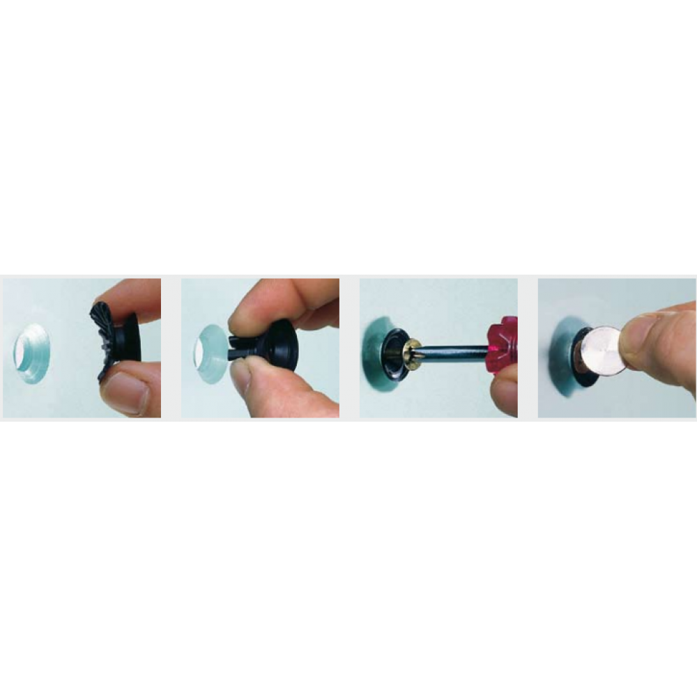 Easy-Fix CS Countersunk Glass Fixing - 6-8mm Glass