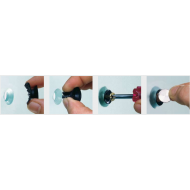 Easy-Fix CS Countersunk Glass Fixing - 6-8mm Glass