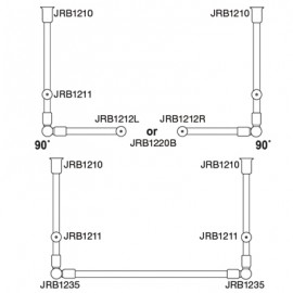 1200mm x 19mm Dia Reinforcement Bar - Polished Chrome