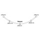 Reinforcement Bar Wall Mount - Satin Chrome