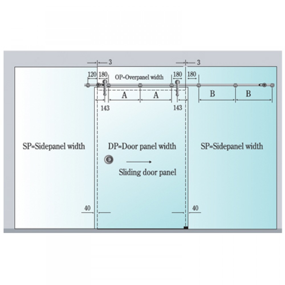 Sliding Door Rail End Holder