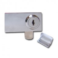 Extended Type Double Swing Door Lock Chrome