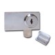 Extended Type Double Swing Door Lock Chrome