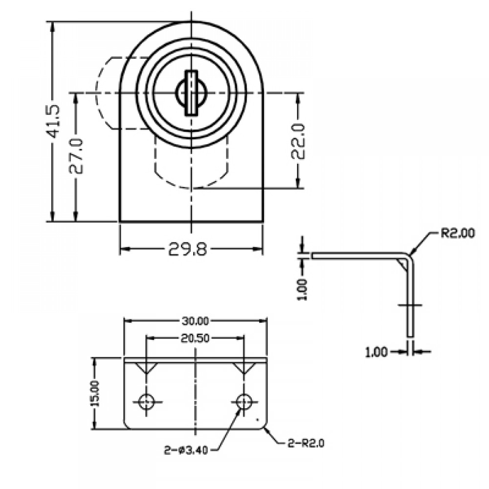 Single Door Lock C/P