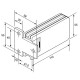 Wall Mount Shower Hinge - Polished Chrome