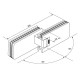 180 Degree - Folding Glass to Glass Shower - Polished Chrome