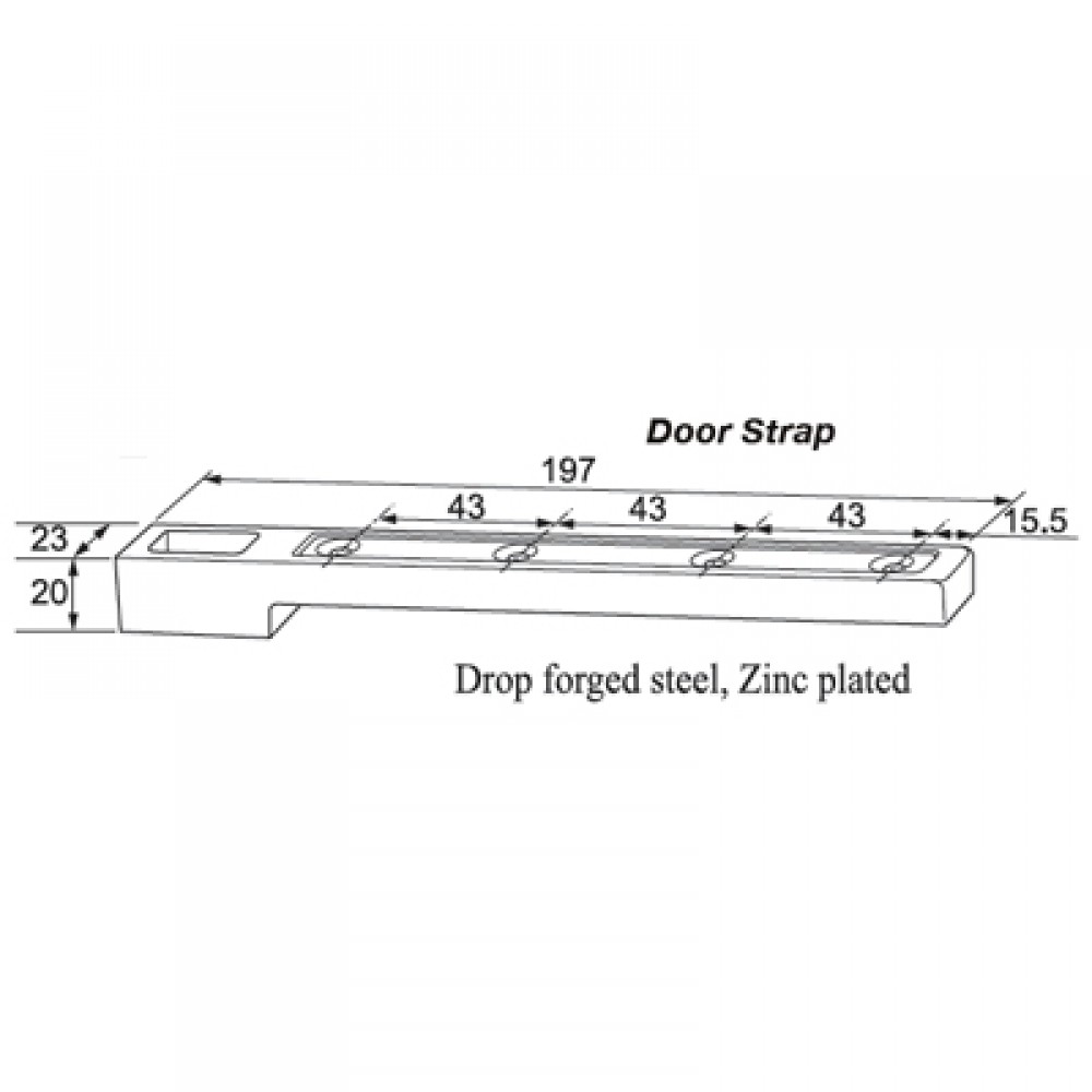 197mm Door Strap