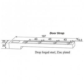 197mm Door Strap