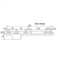 226mm Door Strap