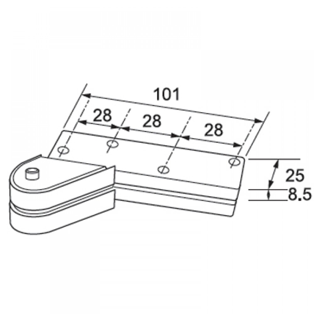 Offset Top Centre Right