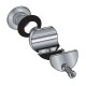 Sliding Door Rail Holder To Glass - Flat Hole