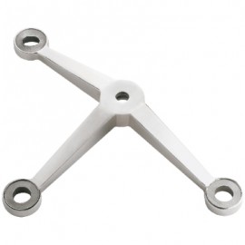 304 SSThree Way Spider Bracket With Glass Bolts