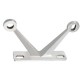 304 SS Two Way Spider Bracket With Glass Bolts