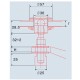 304 SS M14 Flat Spider Bolt